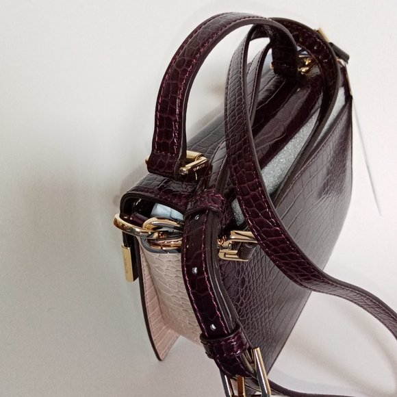 CALVIN KLEIN CROCODILE CROSSBODY BAG - Picture 4 of 7